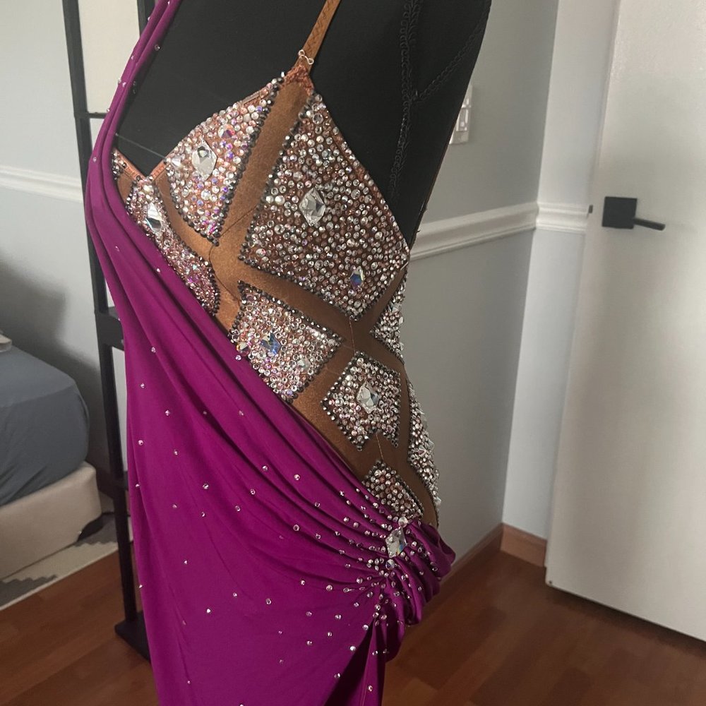 Latin Ballroom Dance Dress - Picture 4 of 16